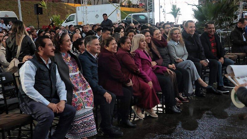 Encendido del árbol navideño DIF